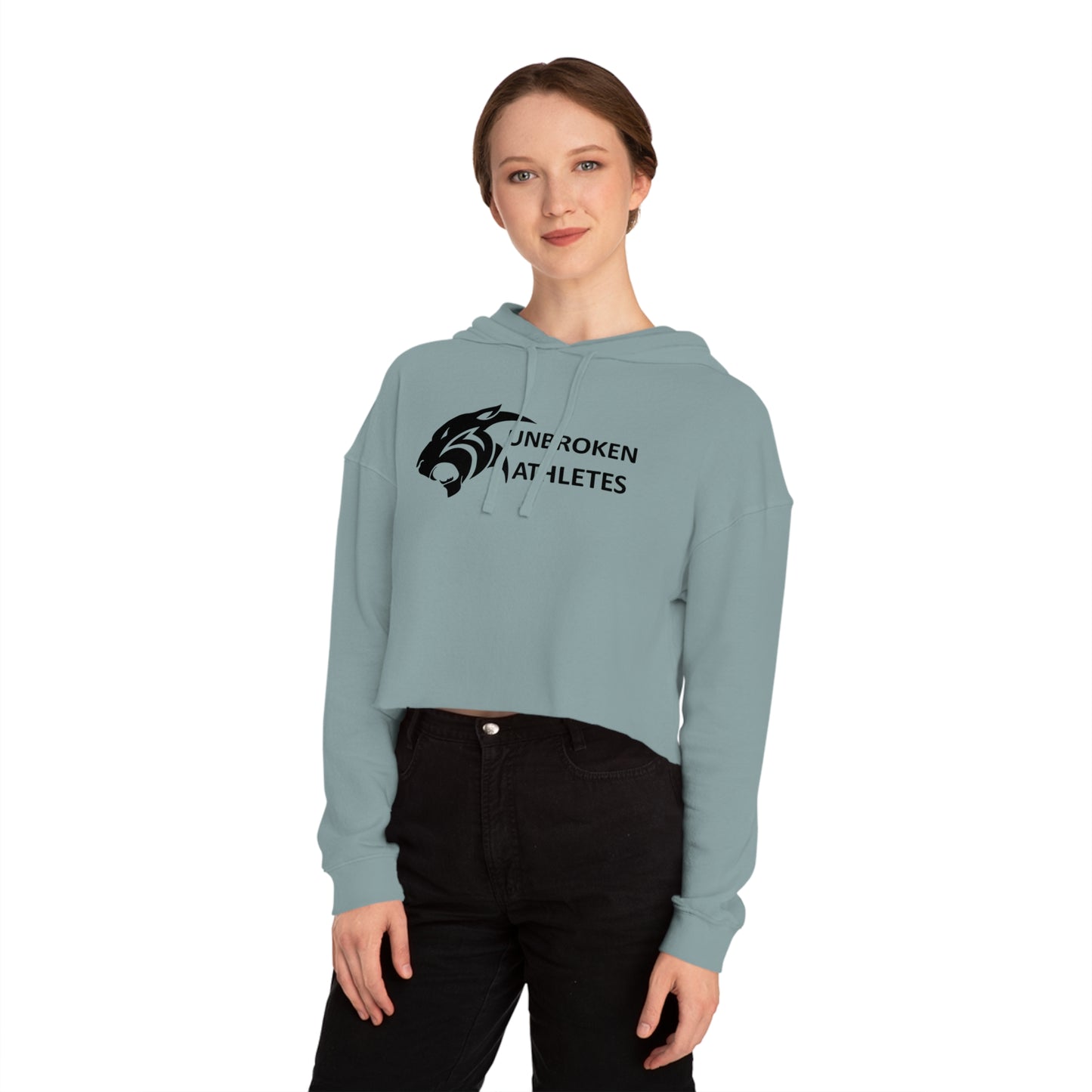 Unbroken Athletes - Cropped Unisex Hoodie