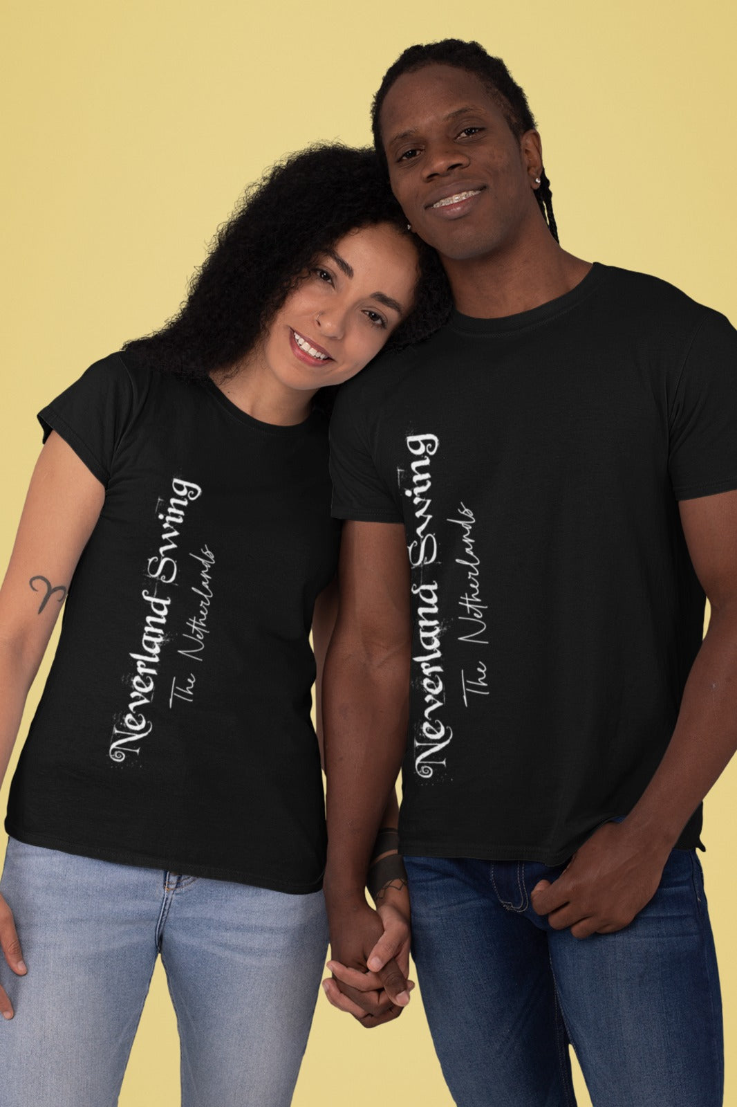 NeverlandSwing white print Gildan